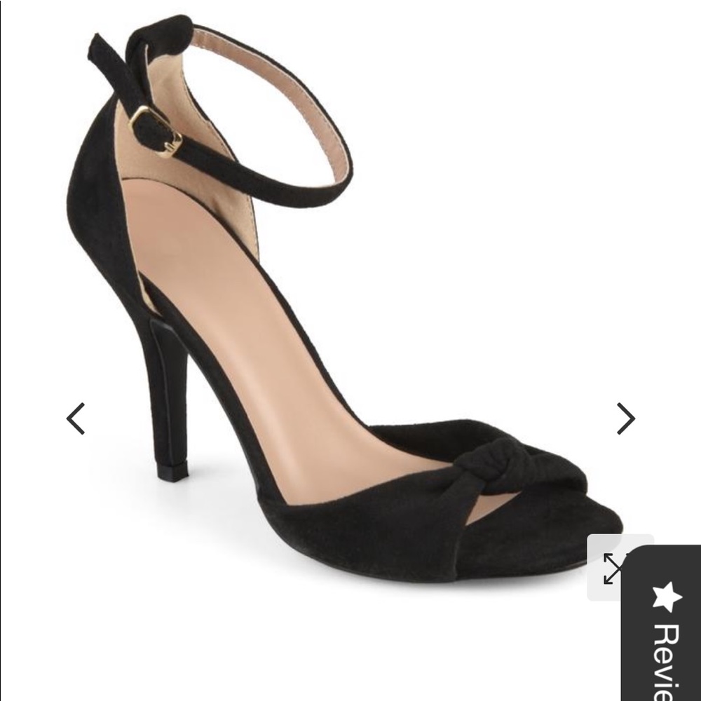 🖤JOURNEE QUINCY OPEN TOE HEELS, NWOT, 7.5
